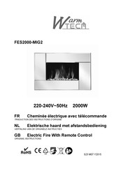 Warm Tech FES2000-MIG2 Traduction Des Instructions D'origine