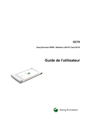 Sony Ericsson GC79 Guide De L'utilisateur