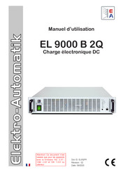 EA EL 9500-15 B Q2 Manuel D'utilisation