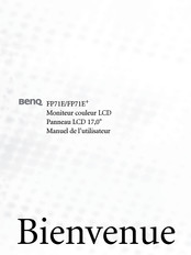 BenQ FP71E+ Manuel De L'utilisateur