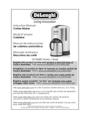 DeLonghi DCM485 Série Mode D'emploi