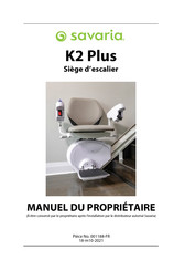 Savaria K2 Plus Manuel Du Propriétaire
