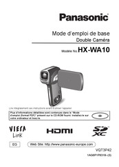 Panasonic HX-WA10 Mode D'emploi De Base