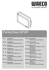 Dometic GROUP WAECO PerfectView M70IP Instructions De Montage Et De Service