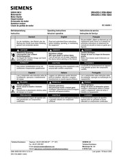 Siemens SIRIUS MCU Instructions De Service