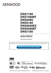 Kenwood DNX5180 Mode D'emploi