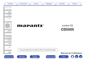 Marantz CD5005 Manuel De L'utilisateur