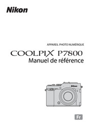 Nikon COOLPIX P7800 Manuel De Référence