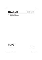 EINHELL 23.423.47 Instructions D'origine