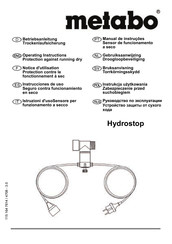 Metabo Hydrostop Notice D'utilisation