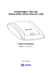 Sagem Fast 908 Guide D'installation
