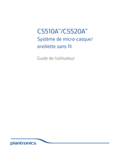 Plantronics CS510A Guide De L'utilisateur