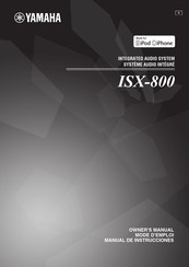 Yamaha ISX-800 Mode D'emploi