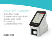 Idexx SNAP Pro Guide De Démarrage Rapide