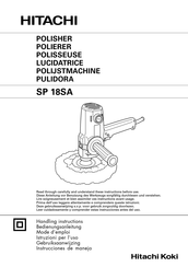 Hitachi SP 18SA Mode D'emploi