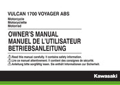 Kawasaki VN1700 VOYAGER CUSTOM ABS 2013 Manuel De L'utilisateur