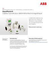 Abb AquaMaster4 Mode D'emploi