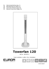 EUROM Towerfan 120 Manual D'instructions
