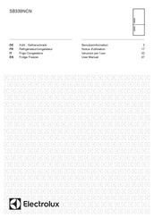 Electrolux SB339NCN Notice D'utilisation