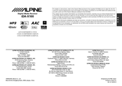 Alpine iDA-X100 Guide De Référence Rapide