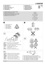 sauter B2KL Instructions De Montage