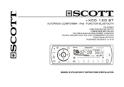 Scott i-XCD 120 BT Manuel D'utilisation Et Instructions D'installation