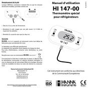 Hanna Instruments HI 147-00 Manuel D'utilisation