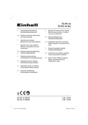 EINHELL 41.390.45 Instructions D'origine