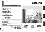 Panasonic DVD-S33 Mode D'emploi