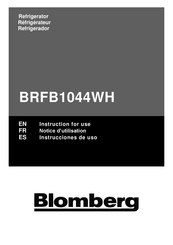 Blomberg BRFB1044WH Notice D'utilisation