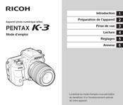 Ricoh PENTAX K-3 Mode D'emploi