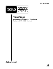 Toro 890001 Mode D'emploi