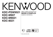 Kenwood KDC-M907 Mode D'emploi
