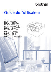 Brother DCP-1600E Guide De L'utilisateur