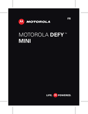 Motorola DEFY MINI Guide Utilisateur