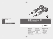 Bosch GGS Professional 18V-23 LC Notice Originale