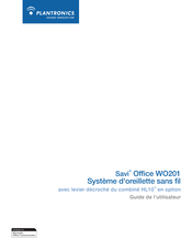 Plantronics Savi Office WO201 Guide De L'utilisateur