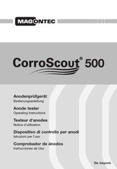 Magontec CorroScout 500 Notice D'utilisation