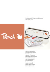 Peach PB200-70 Mode D'emploi