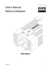 GYS PSW 6042U Notice D'utilisation