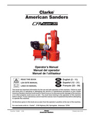 Clarke American Sanders C.A.V. Super 30 Manuel De L'utilisateur