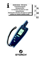 Storch DEWCHECK TRF-DATA Mode D'emploi