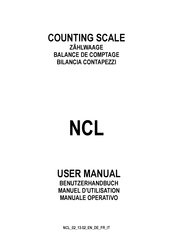 Scale House NCL15K Manuel D'utilisation