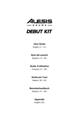 Alesis DEBUT KIT Guide D'utilisation