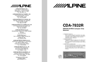 Alpine CDA-7832R Mode D'emploi