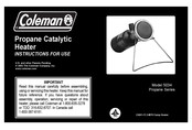 Coleman 5034 Notice D'emploi