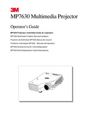 3M MP7630 Guide De L'opérateur