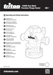 Triton MOF001 Instructions D'utilisation Et Consignes De Sécurité