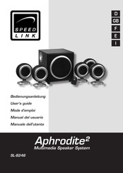 Speedlink Aphrodite2 SL-8246 Mode D'emploi