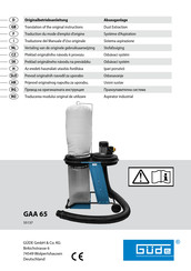 Güde GAA 65 Traduction Du Mode D'emploi D'origine